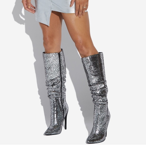 Shoe Dazzle Shoes - Slouchy stiletto boots